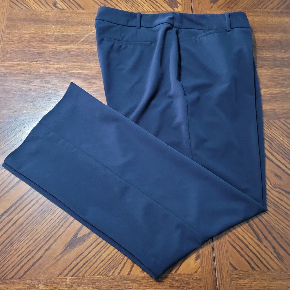 Worthington Curvy Fit Navy Blue Slacks Size 18
